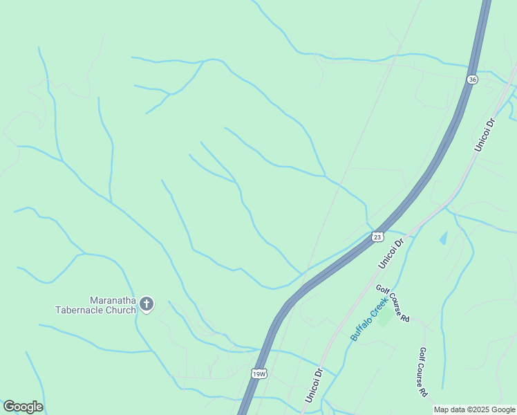map of restaurants, bars, coffee shops, grocery stores, and more near 255 Deer Ridge Road in Unicoi