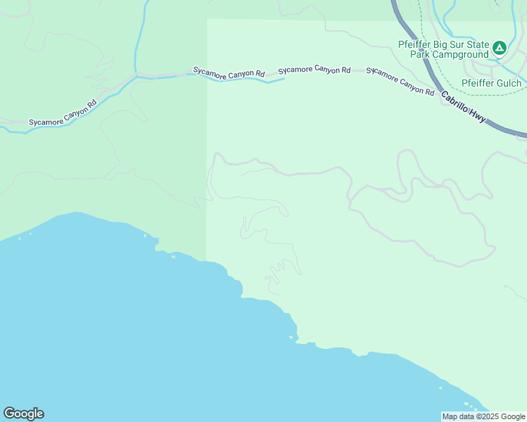 map of restaurants, bars, coffee shops, grocery stores, and more near 47320 California 1 in Big Sur