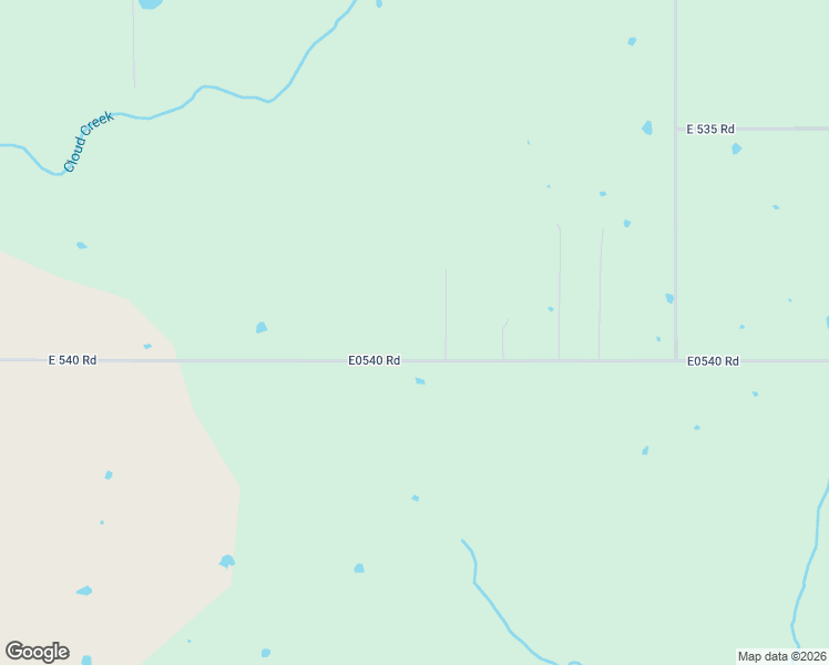 map of restaurants, bars, coffee shops, grocery stores, and more near E0540 Road in Colcord