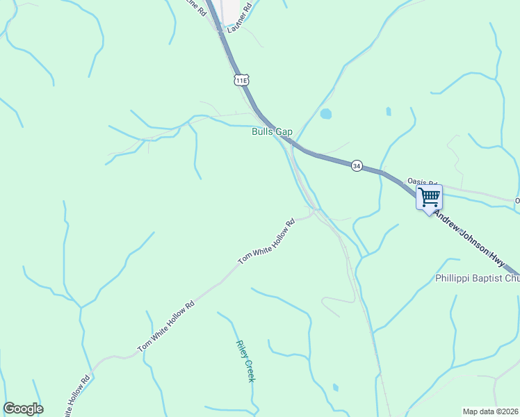 map of restaurants, bars, coffee shops, grocery stores, and more near 310 Tom White Hollow Road in Mohawk