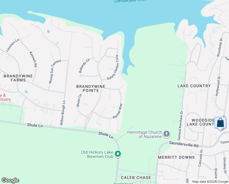 map of restaurants, bars, coffee shops, grocery stores, and more near 1413 Shannon Place in Nashville