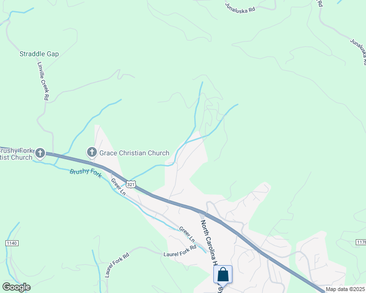 map of restaurants, bars, coffee shops, grocery stores, and more near 231 Clearview Lane in Boone