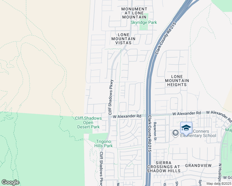 map of restaurants, bars, coffee shops, grocery stores, and more near 4134 Sparrow Rock Street in Las Vegas