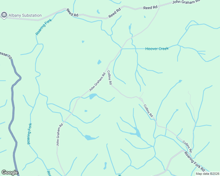 map of restaurants, bars, coffee shops, grocery stores, and more near 951 Collins Road in Greeneville