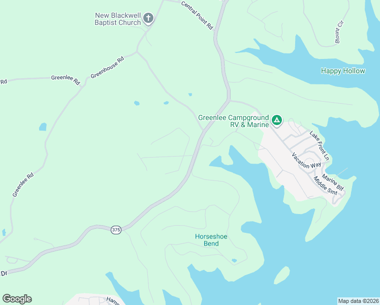 map of restaurants, bars, coffee shops, grocery stores, and more near 212 Pocahontas Lane in Rutledge