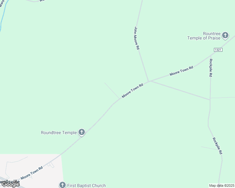 map of restaurants, bars, coffee shops, grocery stores, and more near 223 Moore Town Road in Ahoskie