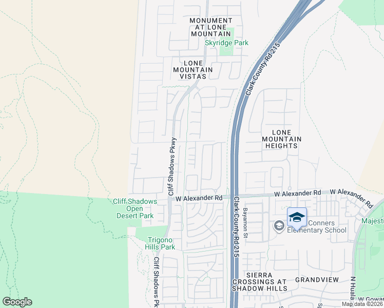map of restaurants, bars, coffee shops, grocery stores, and more near 10620 Mountain Stream Court in Las Vegas