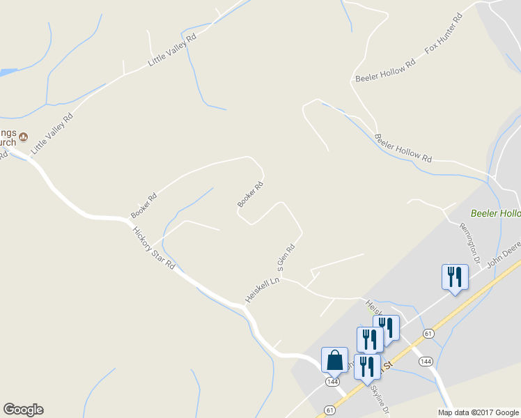 map of restaurants, bars, coffee shops, grocery stores, and more near 225 North Glen Road in Maynardville