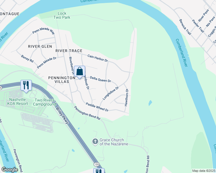 map of restaurants, bars, coffee shops, grocery stores, and more near 4416 Frost Street in Nashville