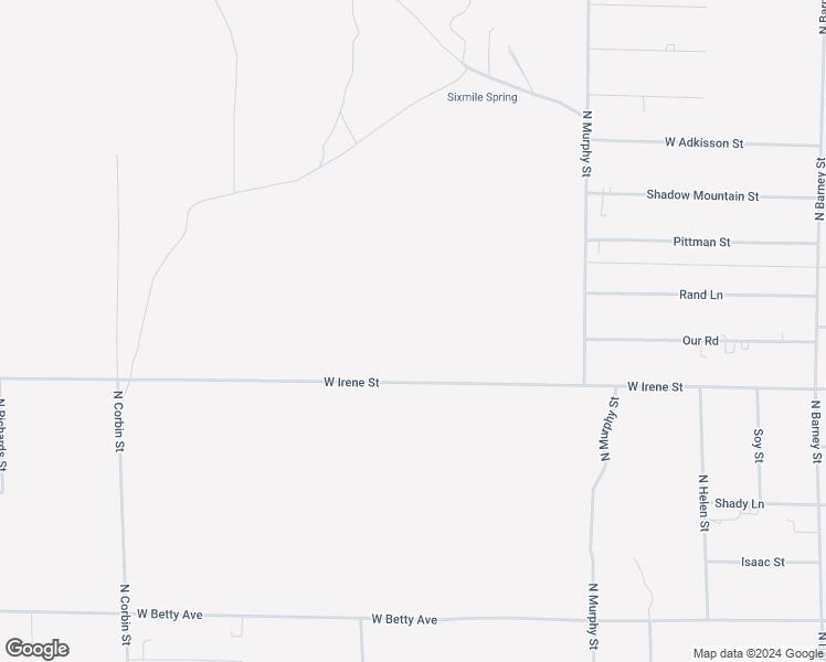 map of restaurants, bars, coffee shops, grocery stores, and more near 3870 West Irene Street in Pahrump