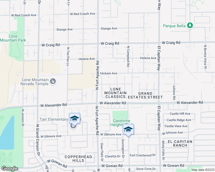 map of restaurants, bars, coffee shops, grocery stores, and more near 4021 Flaming Peak Court in Las Vegas