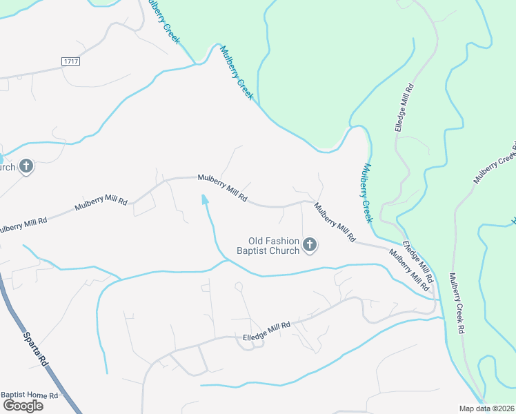 map of restaurants, bars, coffee shops, grocery stores, and more near 922 Mulberry Mill Road in North Wilkesboro