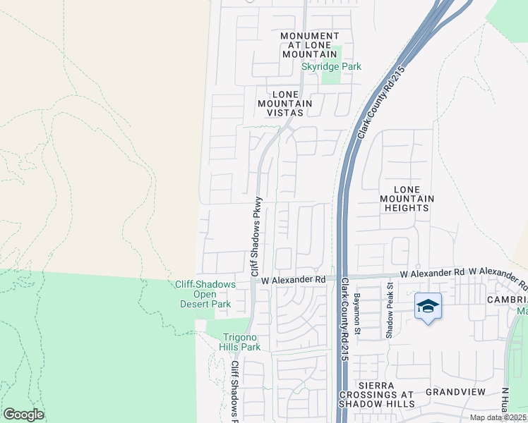 map of restaurants, bars, coffee shops, grocery stores, and more near 4179 Sparrow Rock Street in Las Vegas