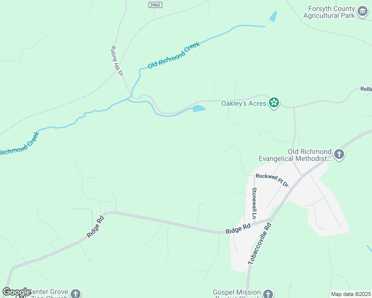 map of restaurants, bars, coffee shops, grocery stores, and more near Meadowbrook Drive in Tobaccoville