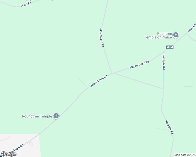 map of restaurants, bars, coffee shops, grocery stores, and more near 237 Moore Town Road in Ahoskie