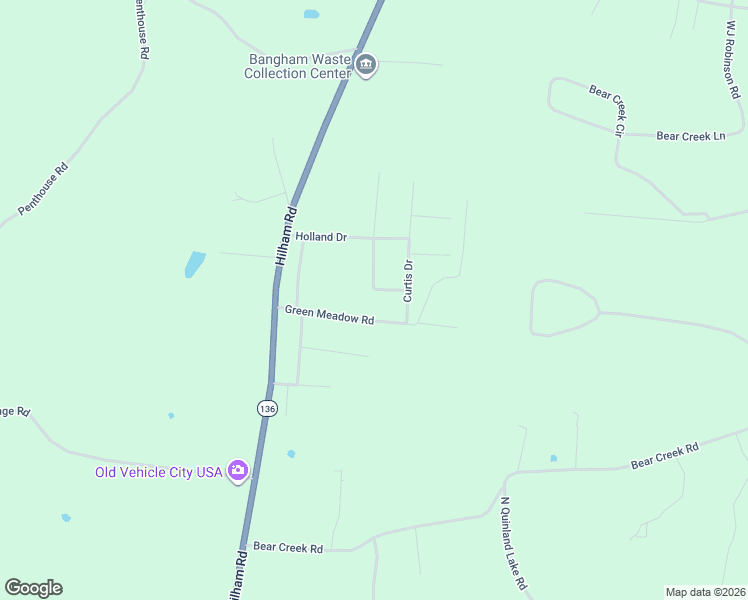 map of restaurants, bars, coffee shops, grocery stores, and more near 5024 Curtis Way in Cookeville