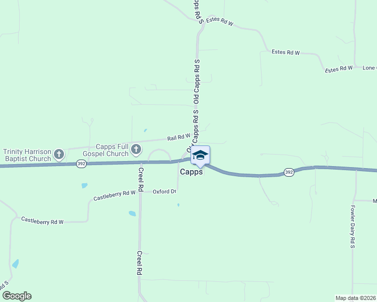 map of restaurants, bars, coffee shops, grocery stores, and more near 4408 Old Capps Road in Harrison