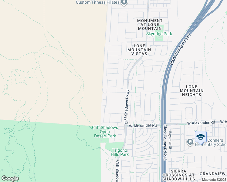map of restaurants, bars, coffee shops, grocery stores, and more near 10664 Shelter Hill Court in Las Vegas