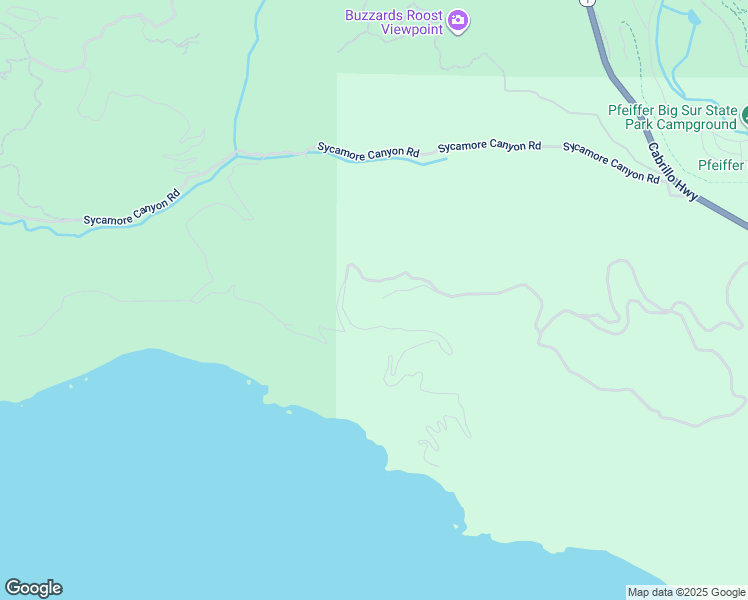 map of restaurants, bars, coffee shops, grocery stores, and more near 47320 California 1 in Big Sur