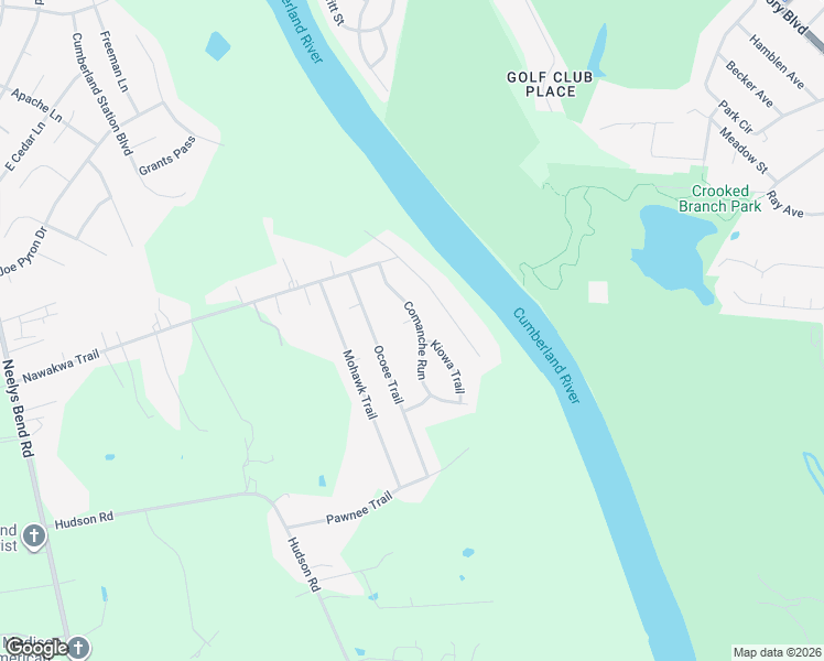 map of restaurants, bars, coffee shops, grocery stores, and more near 701 Comanche Court in Nashville