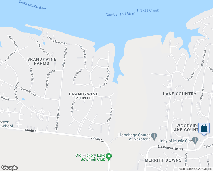 map of restaurants, bars, coffee shops, grocery stores, and more near 1168 Safety Harbor Cove in Nashville