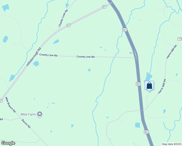 map of restaurants, bars, coffee shops, grocery stores, and more near 423 County Line Road in Timberlake