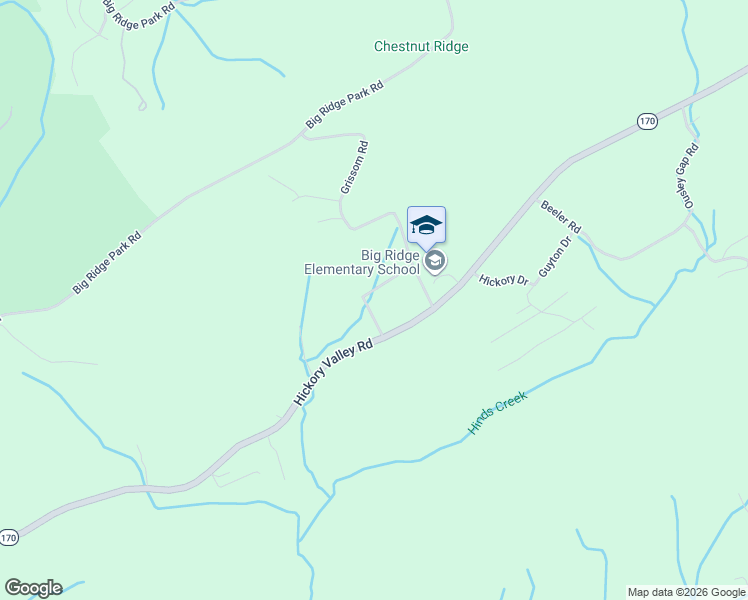 map of restaurants, bars, coffee shops, grocery stores, and more near 130 McCoy Road in Maynardville