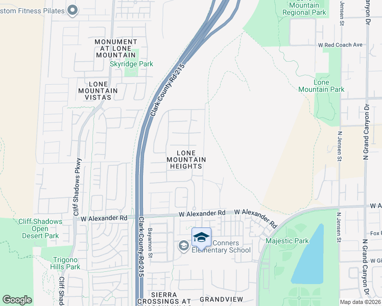map of restaurants, bars, coffee shops, grocery stores, and more near 10392 Smokemont Court in Las Vegas