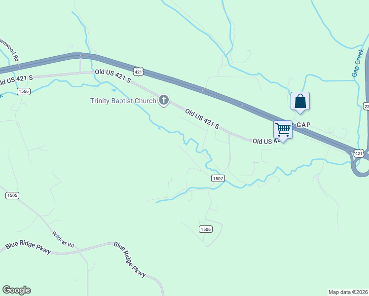 map of restaurants, bars, coffee shops, grocery stores, and more near 308 Lakeview Drive in Watauga County
