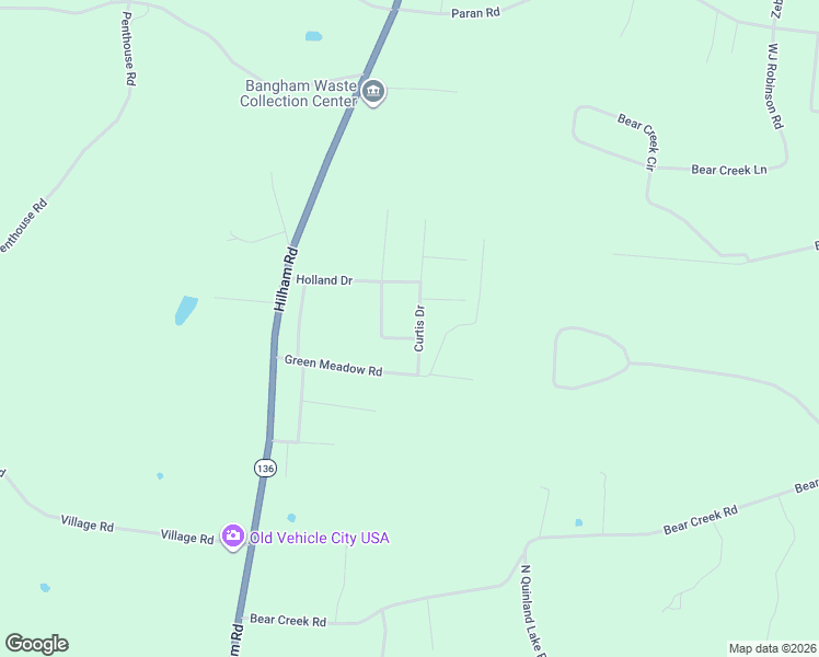 map of restaurants, bars, coffee shops, grocery stores, and more near 4914 Curtis Drive in Cookeville
