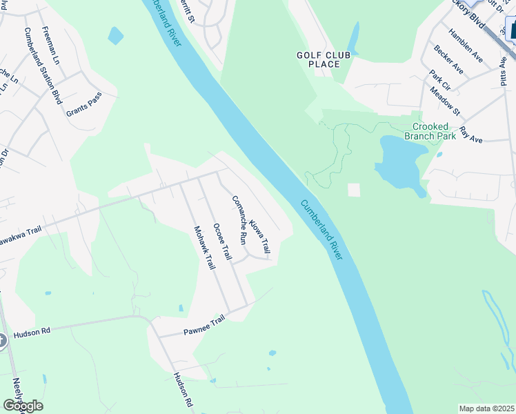 map of restaurants, bars, coffee shops, grocery stores, and more near 1422 Pawnee Trail in Nashville