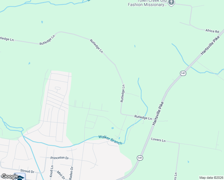 map of restaurants, bars, coffee shops, grocery stores, and more near 1336 Rutledge Lane in Lebanon