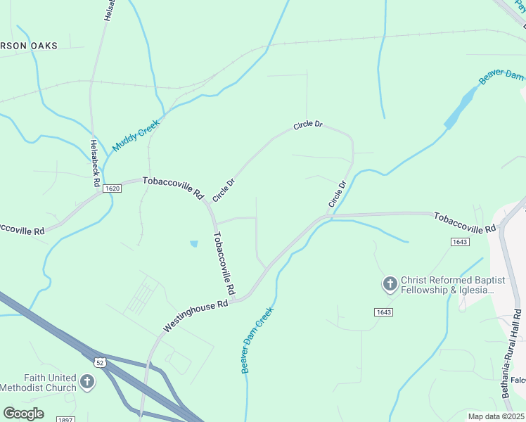 map of restaurants, bars, coffee shops, grocery stores, and more near 1339 Westingwoods Drive in Rural Hall