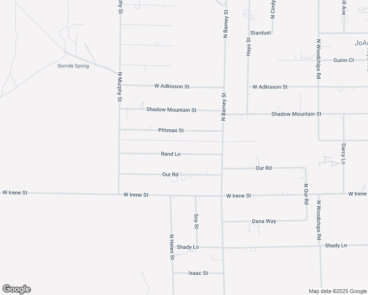 map of restaurants, bars, coffee shops, grocery stores, and more near 3200 Rand Lane in Pahrump