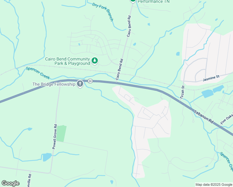 map of restaurants, bars, coffee shops, grocery stores, and more near 4780 Lebanon Road in Lebanon
