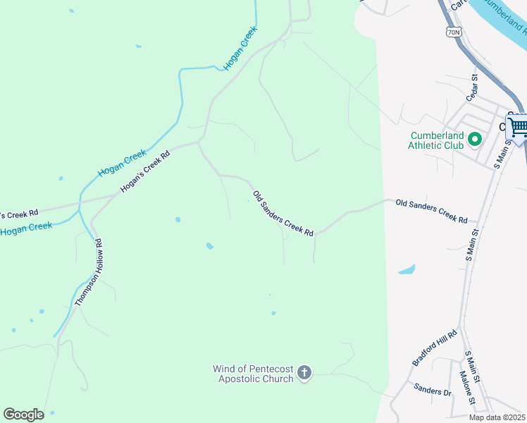 map of restaurants, bars, coffee shops, grocery stores, and more near 36 Old Sanders Creek Road in Carthage
