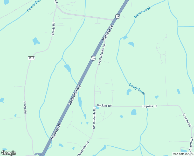 map of restaurants, bars, coffee shops, grocery stores, and more near 8120 Old Reidsville Road in Reidsville