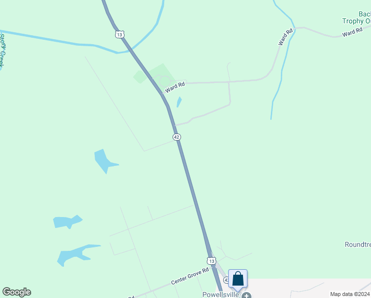 map of restaurants, bars, coffee shops, grocery stores, and more near in Ahoskie