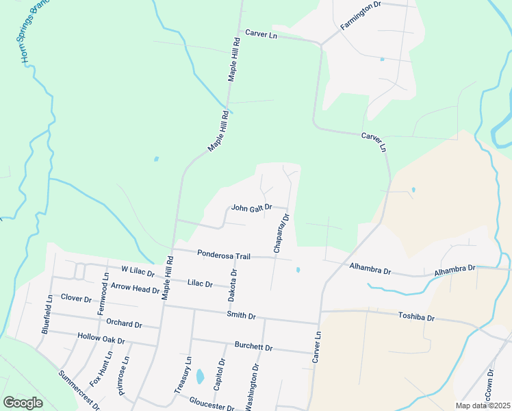map of restaurants, bars, coffee shops, grocery stores, and more near 1525 John Galt Drive in Lebanon