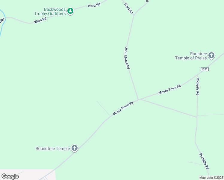 map of restaurants, bars, coffee shops, grocery stores, and more near 237 Moore Town Road in Ahoskie