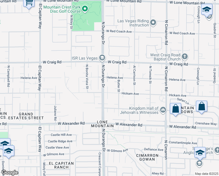 map of restaurants, bars, coffee shops, grocery stores, and more near 4230 Velvet View Street in Las Vegas