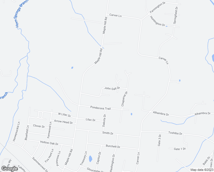 map of restaurants, bars, coffee shops, grocery stores, and more near 1533 John Galt Drive in Lebanon