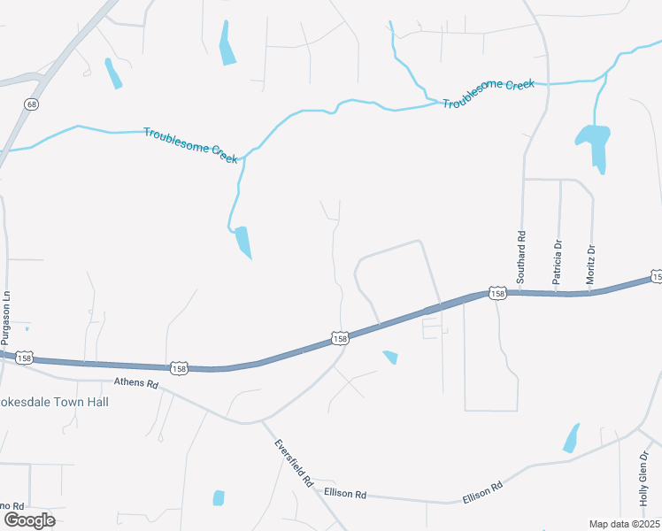 map of restaurants, bars, coffee shops, grocery stores, and more near 7700 U.S. 158 in Stokesdale