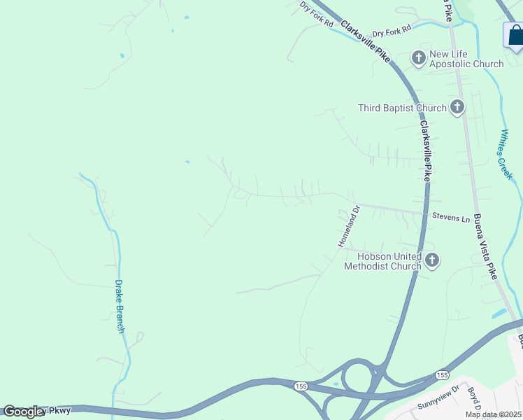 map of restaurants, bars, coffee shops, grocery stores, and more near 3863 Stevens Lane in Nashville