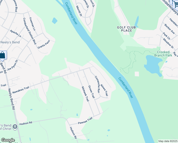 map of restaurants, bars, coffee shops, grocery stores, and more near 109 Nawakwa Trail in Nashville