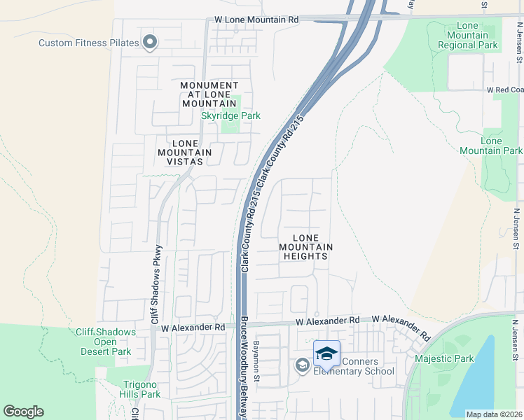 map of restaurants, bars, coffee shops, grocery stores, and more near 4245 Robins Ridge Drive in Las Vegas
