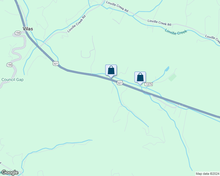 map of restaurants, bars, coffee shops, grocery stores, and more near 166 Villa Drive in Vilas