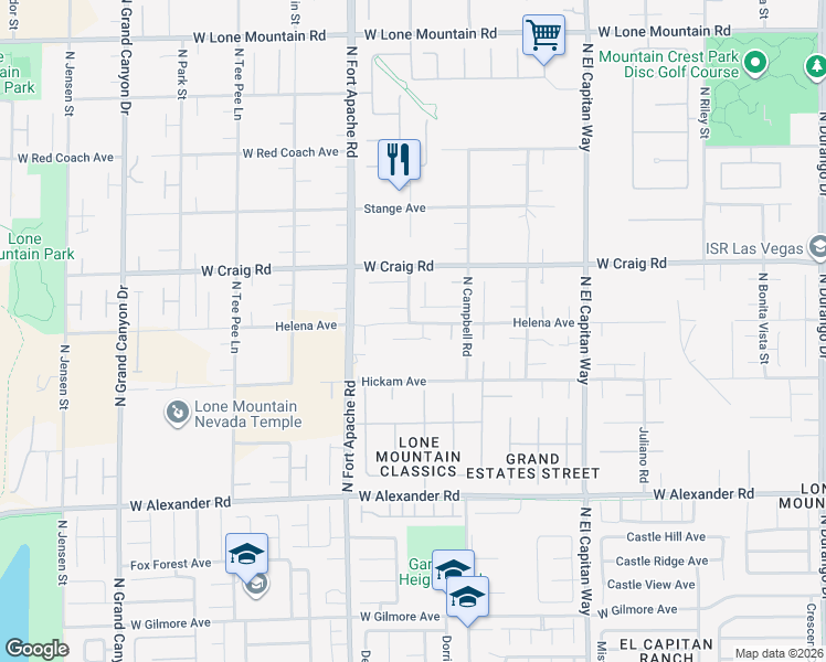map of restaurants, bars, coffee shops, grocery stores, and more near 9090 Wing Shadow Circle in Las Vegas
