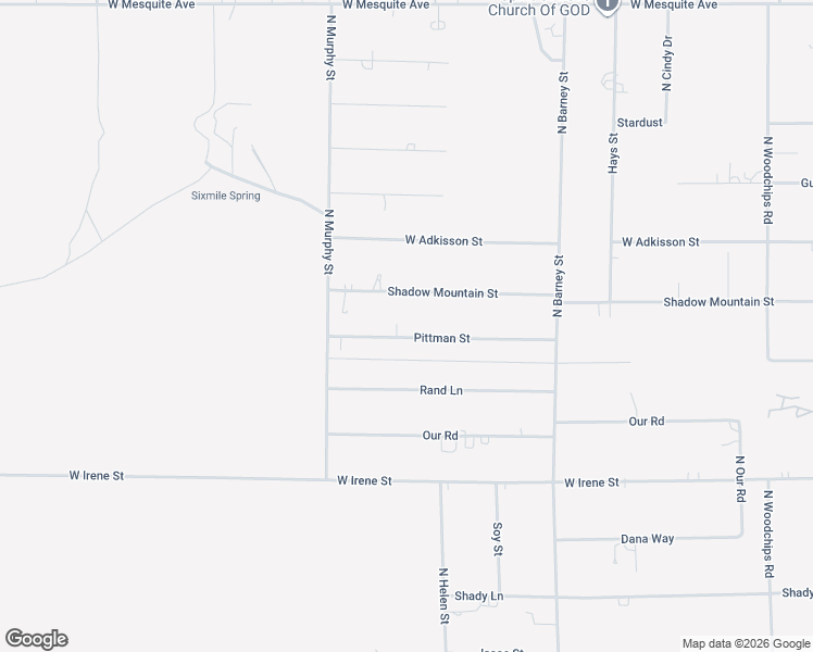 map of restaurants, bars, coffee shops, grocery stores, and more near 3330 Pittman Street in Pahrump