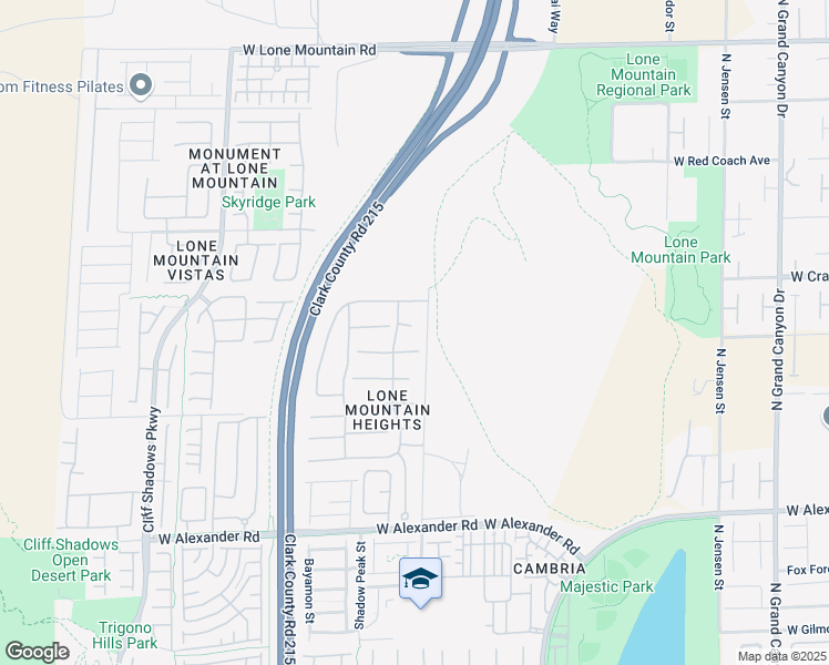 map of restaurants, bars, coffee shops, grocery stores, and more near 10381 Pilot Mountain Court in Las Vegas